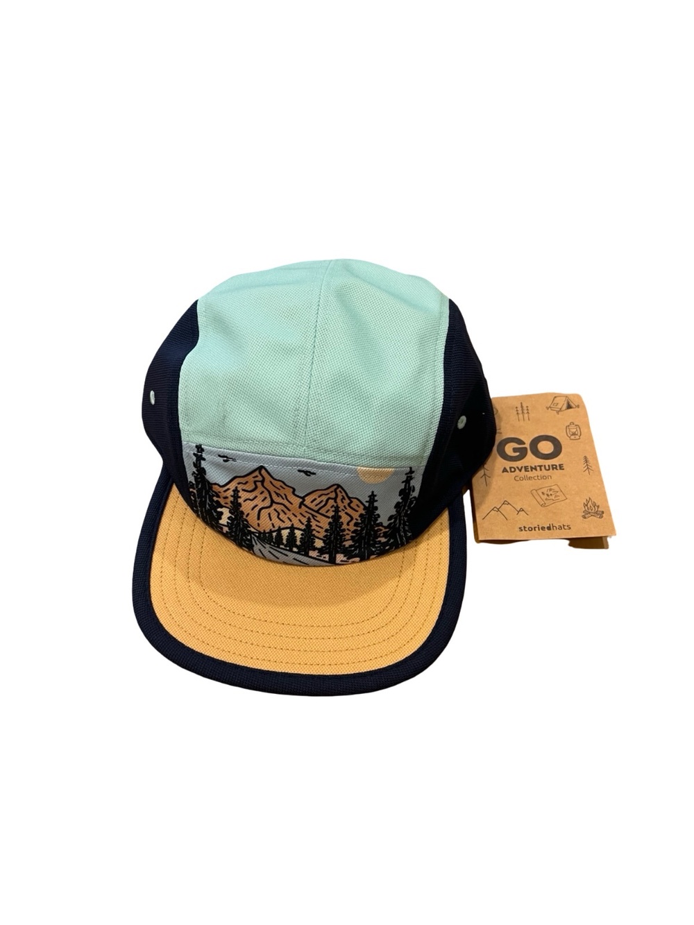 Storied Hats GO Adventure Collection 5-Panel Camp Cap Hat Average NWT